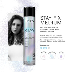 STAY FIX MEDIUM HOLD HAIRSPRAY 450ML / 15.2 FL.OZ