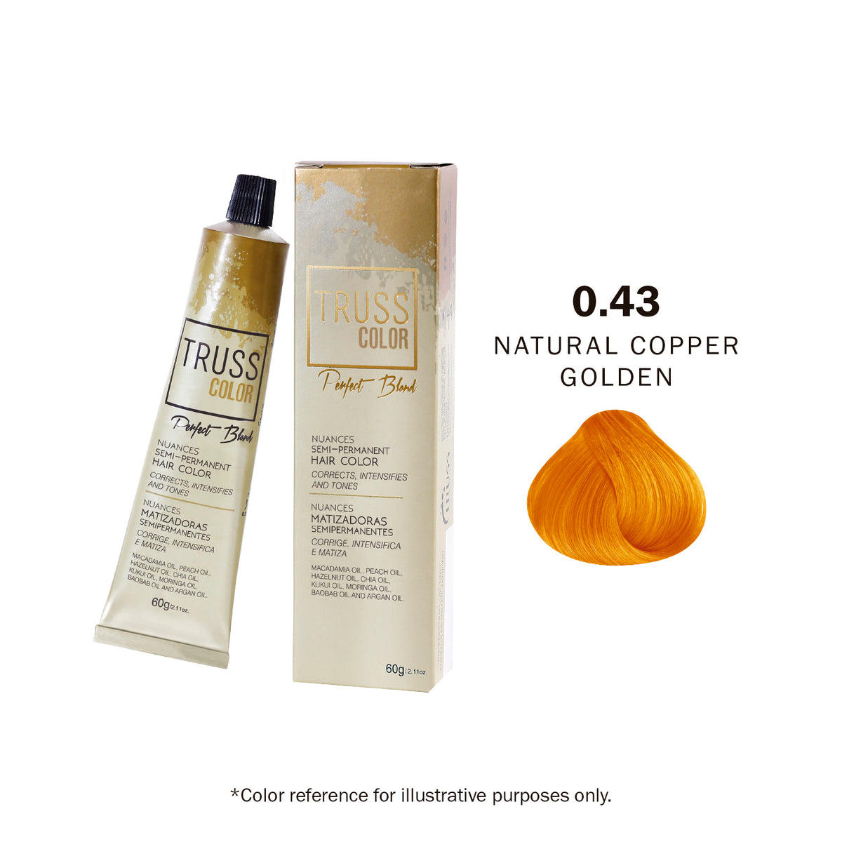 TONER - 0.43 NATURAL COPPER GOLDEN 60G / 2.11 OZ10366806982936