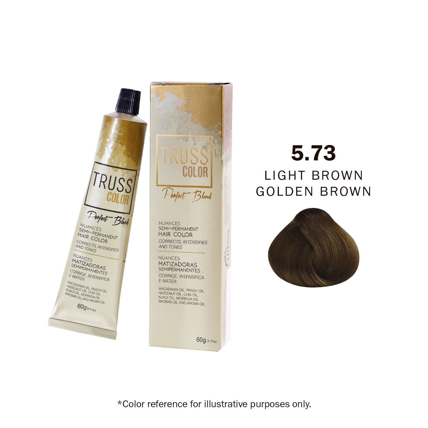 TONER - 5.73 LIGHT BROWN GOLDEN BROWN 60G / 2.11 OZ