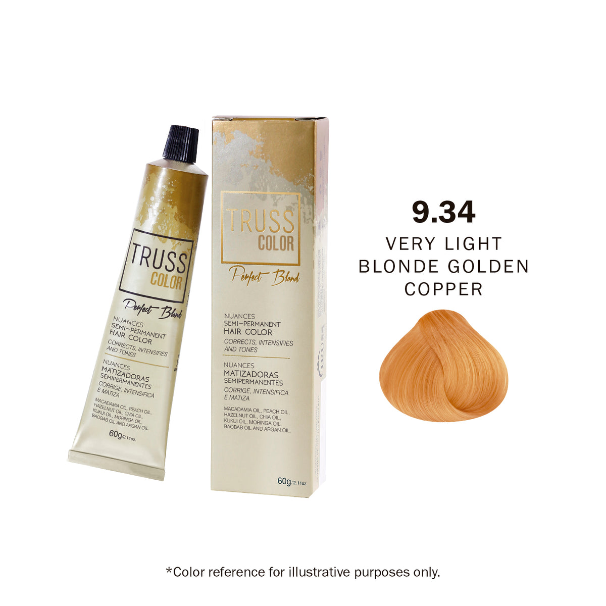 TONER - 9.34 VERY LIGHT BLONDE GOLDEN COPPER 60G / 2.11 OZ10366813700376