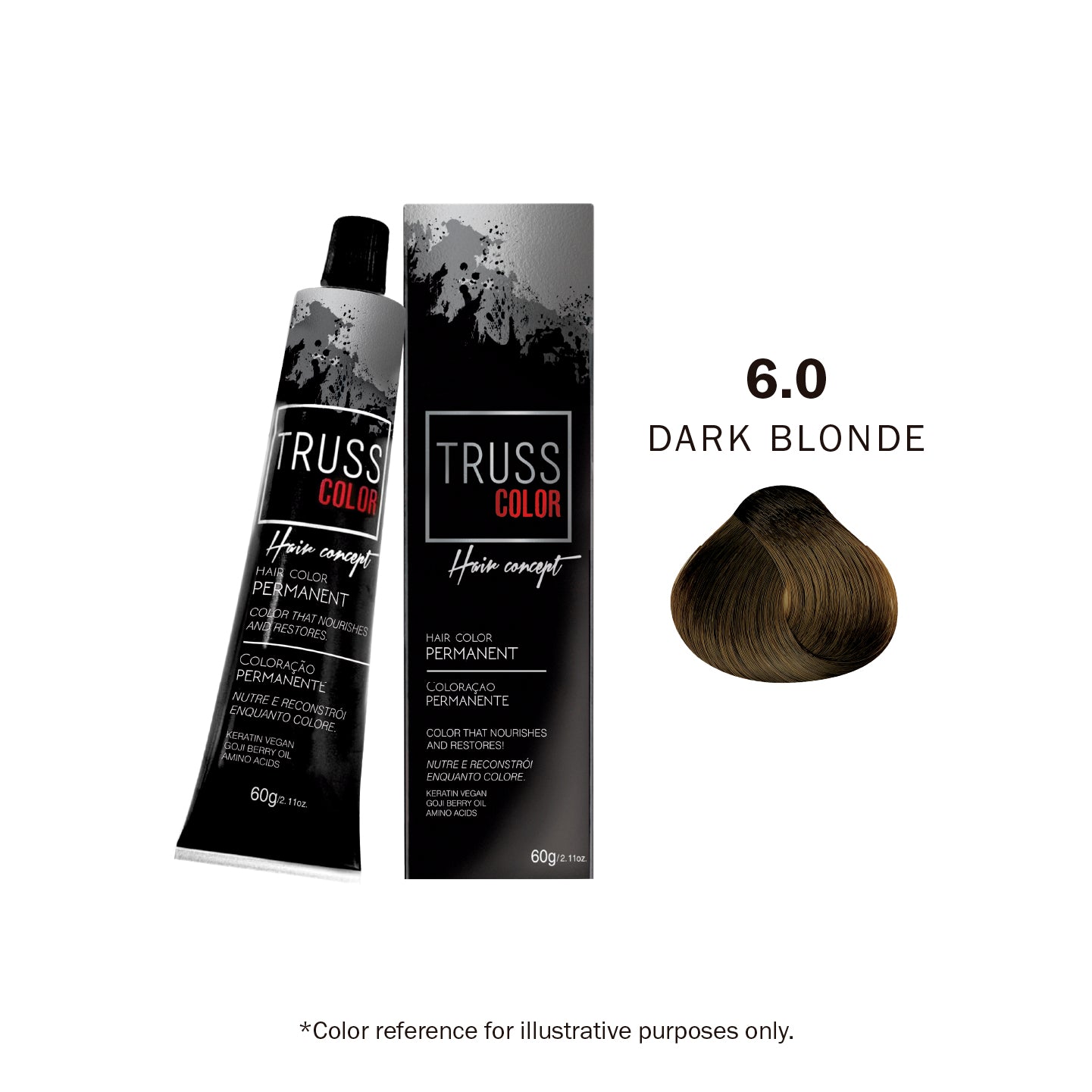 PERMANENT - 6.0 DARK BLONDE 60G / 2.11 OZ