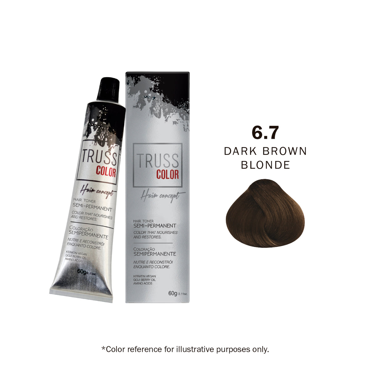 SEMI PERMANENT - 7.89 MEDIUM PEARL BLONDE 60G / 2.11 OZ10366662738200
